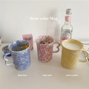 Klasiskā Krāsains Splash tintes Keramikas Krūzes kafijas krūze Piena Tējas biroja Tases Drinkware Labākā dzimšanas dienas Dāvana