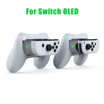Lai Pārslēgtos OLED 2GAB Joycon Rokturi Turētājs Statīva Turētājs Nintendo Slēdzis OLED Kontrolieris neslīdoša Kreisais+Labais Gamepad Roktura