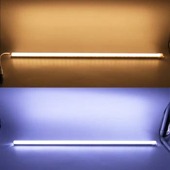LED Bar Light Cieta Alumīnija Sloksnes Led Lentes 12V 50cm 5054 Saskaņā ar ministru Kabineta Gaismas Josla ar Slēdzi, Silti Balta Virtuves Apgaismojums