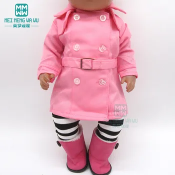 Lelle clotehs Sporta kostīmi, kleitas, kurpes 43 cm rotaļlieta jaunu dzimis lelle Amerikāņu OG Meitenei dāvanu
