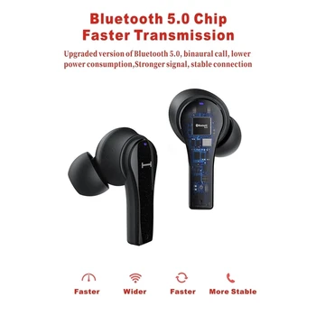 Lenovo QT82 TWS Bluetooth Austiņas Bezvadu Earbuds Hifi Stereo Mūzikas Spēļu Trokšņa Samazināšanas Austiņas Ar 400mAh Uzlādes Gadījumā