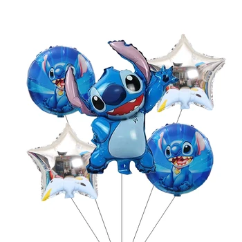 Lilo & Stitch Alumīnija filmu balonu Bērnu dzimšanas dienas svinības balonu dekorācijas, Bērnu Dūriens Tēma Baby Dušas Globos