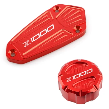 LOGO Z1000 Motociklu Aksesuāri, CNC Alumīnijs, Par Kawasaki Z1000. - 2020. Gadam Aizmugurējās un Priekšējās Bremzes Šķidrumu, Cilindru Klp Rezervuāra Vāciņu