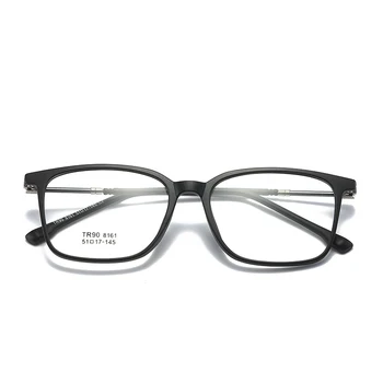 Logorela Laukumā Brilles Rāmis 8161 Sieviete Vīriešu Brilles Retro Tuvredzība Optiskie Rāmji, Metāla, Skaidrs, Lēcas Melnās Brilles Oculos