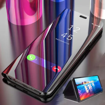 Luksusa Smart mirror Flip case for Xiaomi Redmi 8.A 8 Vāks Xiomi Redmi Piezīme 8 Pro Par Redmi8 Fundas Par Redmi8A Coque