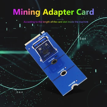 M. 2 NGFF M Taustiņu, lai USB 3.0 Sieviešu Adapteris Stāvvadu Bitcoin Mining Pārsūtīt Kartes Extender Adapteris Pārveidotājs PCI Express X4