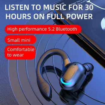 M-F8 Bezvadu Austiņas Bluetooth 5.2 Viena Auss Āķis Biznesa Stereo Austiņas Trokšņu Samazināšanas Earbuds, Austiņas Ar Mikrofonu