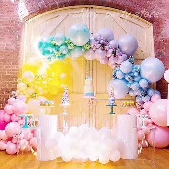 Macaron Pastelis Lielu Balonu, Kāzu Dekorēšana Happy Birthday Party Jauno Gadu 5-36inch Kārta ir Piepūšams ar Hēliju Lateksa baloni