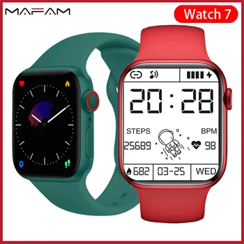 MAFAM SVB 14 Series 7 Smart Skatīties Oriģinālo Bluetooth Zvanu Sporta Vīrieši Sievietes Smartwatch 44mm Fitnesa Monitors Tracker Skatīties Pulkstenis