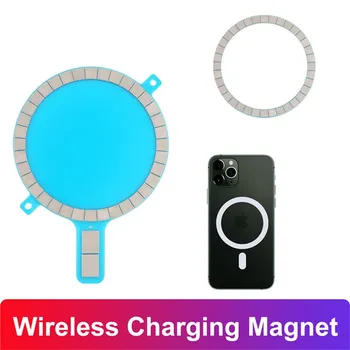 Magnētiskā par Magsafe iPhone 12 Mini 12 11 Pro Max Xs Xr X 8 Bezvadu Uzlādes, Mobilo Telefonu Gadījumā Magnētisko Aizmugurējo Vāciņu Magsafe