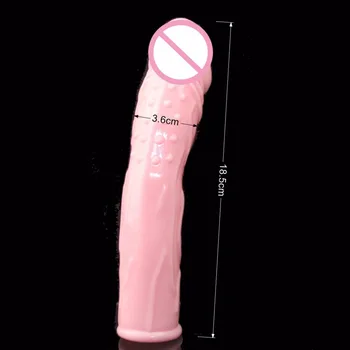Medicīniskā silikona atkārtoti lietojami prezervatīvi vīriešu dzimumlocekļa pagarināšana mīksto dick gredzenu pagarināšanu piedurknēm pāriem seksa rotaļlietas vīriešiem Mīļāko spēli