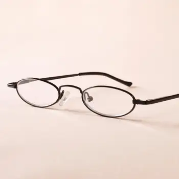 MEESHOW Nerūsējošā Tērauda Lasīšanas Brilles Sieviete Vīriešu Kārtas Brilles Ar Alumium Gadījumā Eiropā Kabatas vecuma tālredzība +1.0 +1.5 +1.75 R1004