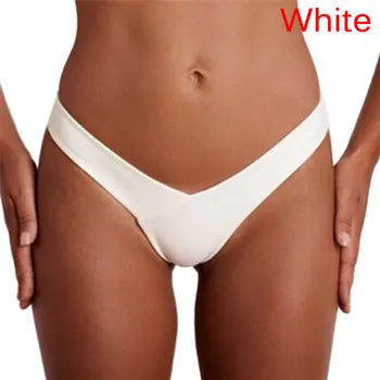 Melns balts brūns zaļš V formu, sexy brazīlijas bikini bottom sievietēm, peldbikses, peldkostīmu bagāžnieka tanga mikro biksītes Apakšbikses, Apakšveļa