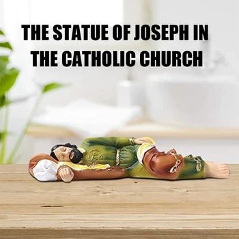 Miega Saint Joseph St Joseph Guļ Svētā Statuja Katoļu Dāvanas Horoskops Apdare Savākšanas DARĪT