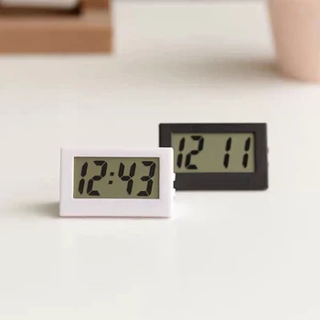 Mini LCD Digitālais Pulkstenis Galda Pulkstenis Minimālisma Elektronisko Pulksteni Darbvirsmas Office Eksāmenu Digitālais Pulkstenis