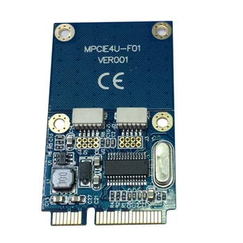 Mini PCI-E Dual USB Adapteri mPCIe līdz 5 Pin 2 USB2 Porti.0 Converter Karte