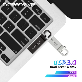 Mini pen drive metāla USB flash drive 4gb 8gb 16GB 32GB 64GB, 128GB pen drive USB 3.0 tiny atmiņas karti un U Diska, usb key