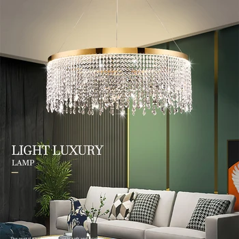 Moderna Spīdumu Karājas Lampas Virtuves Apgaismojums Dzīvojamā Istabā Lampa Salas LED Minimālisma Kārta Taisnstūra Luksusa Gaismas