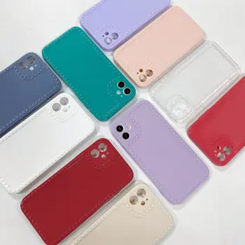 Modes Gluda Sirds Mīksta Silikona Gadījumā Xiaomi Redmi, Ņemiet vērā, 10 10s POCO F3 F2 Pro Mi 11 10 9 Redmi 9 Konfektes Krāsu uz lietu