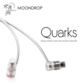 MoonDrop Kvarki Dinamiskas Austiņas Augstas veiktspējas Ivps 6mm mikro Dinamisku Vadītāja Earbuds N52 Ārējās Magnēts, Austiņas, ARIA VX