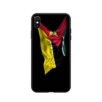 Mozambika Valsts Karogs, ģerbonis Tēma Mīksto TPU Telefonu Gadījumā Vāka Attēlu, Logotipu, iPhone 6 7 8 S XR X Plus 11 12 Mini Pro, Max