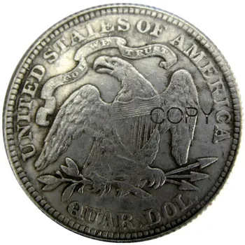 MUMS 1871. GADĀ P/CC/S Sēž Liberty Quater Dolāra Sudraba Pārklājumu Kopēt Monētas