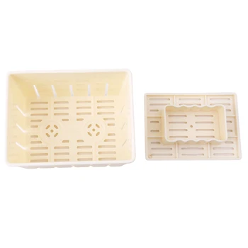 Mājās DIY Tofu Pelējuma Plastmasas Tofu Nospiediet Pelējuma Sojas Sieru Tofu Pieņemšanas Pelējuma Virtuves Piederumi Cepšanas Rīku Komplekts