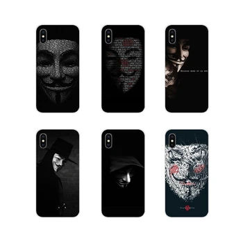 Mīksto Gadījumos Vāks Oneplus 3T 5T 6T Nokia 2 3 5 6 8 9 230 3310 2.1 3.1 5.1 7 Plus 2017 2018 Vendetta Anonīms Guy Fawkes Masku