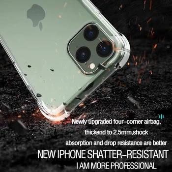 Mīksts Silikona Case for iPhone 12 11 Pro Max X XR XS 8 7 6 6S Plus SE 