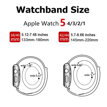 Neilona Apple Skatīties joslas 44mm 45mm 40mm iwatch 42mm 38mm Sporta Cilpa watchband Aproce correa Apple skatīties Sērija SE 7 6 5 4 3
