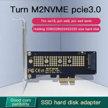 NVMe PCIe M. 2 NGFF SSD diska PCIe x1 Adapteris Karte PCIe x1 M. 2 Kartes ar Balsteni PCI-E M. 2 Adapteri 2230 2240 2280 2260 SSD M2