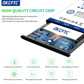 OKCFTC 7300mAh Akumulatoru Blackview BV9000/ BV9000 Pro Mobilo Tālruni Noliktavā Jaunāko Ražošanas Augstas Kvalitātes Akumulatoru
