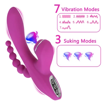 OLO 3 IN 1 Nepieredzējis Vibrators Sievietēm AV Nūjiņu Anālo Maksts Klitora Stimulators Sieviešu Masturbācija G Spot Vibrators Seksa Rotaļlietas
