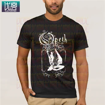 Opeth Logo Mens Short Sleeve T-Krekls Ikdienas Topi, t-veida Melnā Pārsteidzošs Īsām Piedurknēm Unikālo Kokvilnas Tee Kreklu Klāt Vīriešu Tops