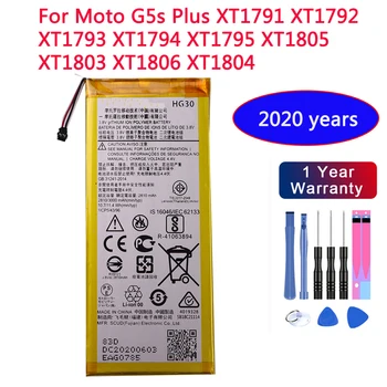 Oriģinālā Akumulatora 3000mah HG30 par Motorola Moto G5s Plus XT1791 XT1792 XT1793 XT1794 XT1795 XT1805 XT1803 XT1806 XT1804 XT1802