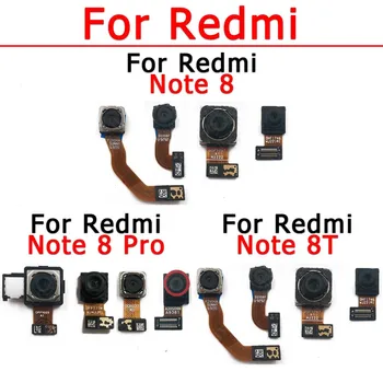 Oriģinālās Aizmugures Priekšējo Kameru Xiaomi Redmi Piezīme 8 Pro 8T Frontālās Aiz Saskaras Atpakaļ Selfie Kameras Modulis Rezerves Daļas