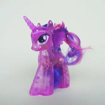 P11 034 Darbības Rādītāji 10-13cm Maz Cute Zirgu Modeļu Lelle Gaismas Princese Twilight Sparkle Rotaļlietas Bērniem
