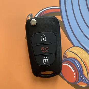 Par Kia automašīnu atslēgu shell Kia auto locīšanas taustiņu shell Taures poga, 3 pogas