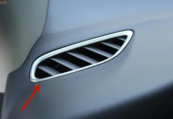 Par Mitsubishi Eclipse Krusta 2013-2019 ABS Chrome/nerūsējošā tērauda gaisa kondicionēšanas kontaktligzdas dekoratīvu rāmīti auto piederumi