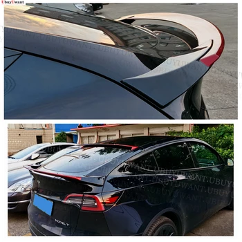 PAR Tesla Model Y Automašīnas Bagāžnieka Ārējie Spoileri PAR Tesla Model Y 2020. Gadam-Up Piederumi SPOILERS UNPAINTED / OGLEKĻA KRĀSU / Spīdīgs Glancēts