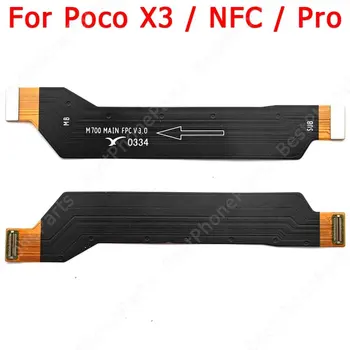 Par Xiaomi Mi Poco X3 NFC Pro Pieslēgvieta PCB Mainboard Jaunu Oriģinālu Galvenās Valdes Flex Kabelis Mātesplates Nomaiņa Rezerves Daļas