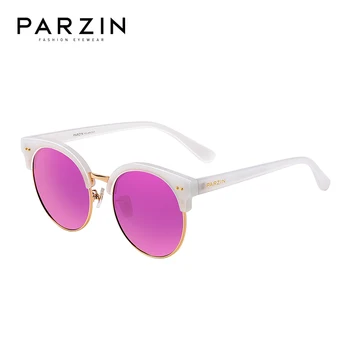 PARZIN Classic Daļēji bez apmales Brilles Vīriešu, Sieviešu, Ir 2021. Laukumā Polarizētas Saules brilles Oculos De Sol Gafas UV400 Retro Brilles