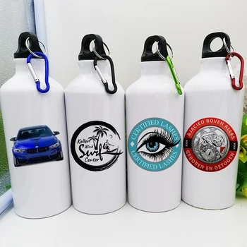 Pasūtījuma Metāla Pudeli Diy Sporta Ūdens Pudeles Drukāt Logo, Vārdu, Attēlu, 600 ML Pārgājienu Ceļojums Kāpšanas Drinkware Dāvanu Tumbler