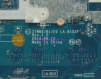 Patiesu 5B20G90100 ZIWB0/B1/E0 LA-B102P w N2840 CPU DDR3 Klēpjdators Mātesplatē Lenovo Ideapad B50-30 Notebook PC