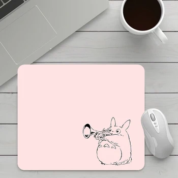 PC Gamer ministru Kabineta Peli Mat Galda Pad Totoro peles paliktnis Anime Paklāju Spēļu Datoru Mat Spilventiņu uz Galda Rozā Mausepad Deskpad Diy