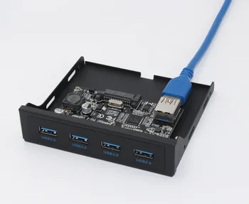 PCI-E USB 3.0 PC Priekšējais Panelis USB Paplašināšanas Karti PCIE USB Adapteris 3.5