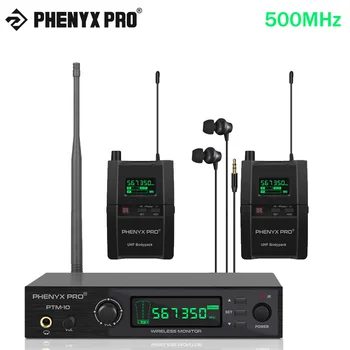 Phenyx Pro Stereo in Ear Monitor Sistēmas Uztvērēji var Izvēlēties Frekvences Rack Mountable Posmā Stereo Personas Monitoring500MHz