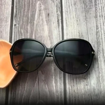 Polarizētās Saulesbrilles, Dāmas Lielā Rāmja Krāsa Filmu Anti-Ultravioleto Objektīvs Ar Dimanta Dizains óCulos De Grau Feminino