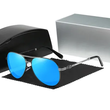 Polarizētās Saulesbrilles, Vīriešu Zīmola Dizainere Mercede 2035 Pilots Vieglo Metālu Retro Brilles Par Braukšanas Zvejas Oculos De Sol Masculino