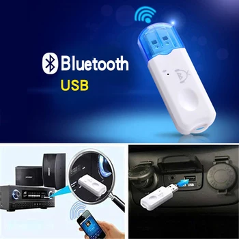 Portatīvie Auto USB Bluetooth Adapteris Mūzika+zvanu Hands-free Audio Uztvērējs Bezvadu Pārraides Visiem U Diska Skaļruņu Ligzdas, Plug